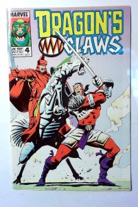 Dragon's Claws #4 (1988) Marvel Comics 1st Print Comic Book