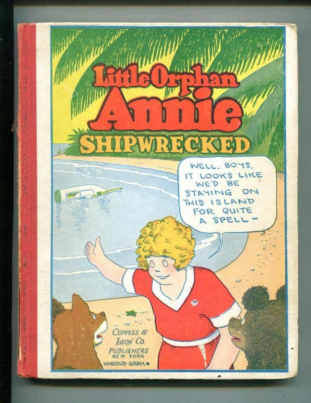 LITTLE ORPHAN ANNIE #6-1931-HAROLD GRAY-SHIPWRECKED-vg/fn 