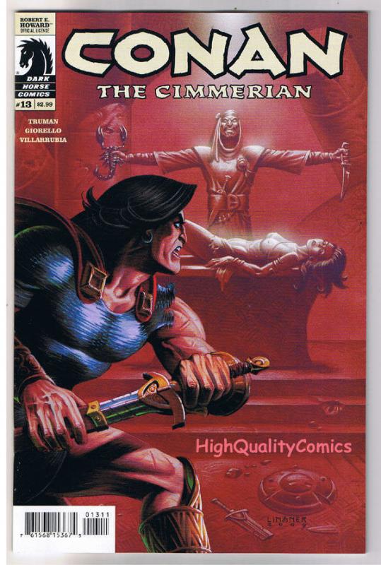 CONAN the CIMMERIAN 13, VF/NM, Joseph Linsner, Tim Truman, 2008, more in store