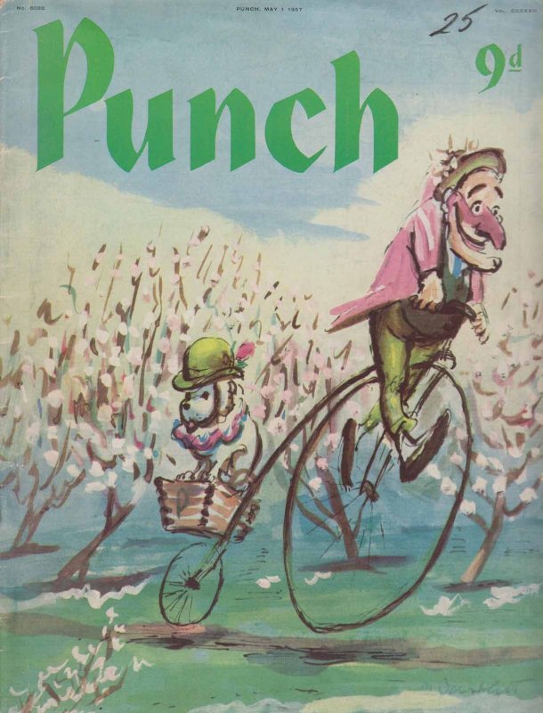 Punch or the London Charivari #6088 POOR ; Punch | low grade comic May 1 1957 ma