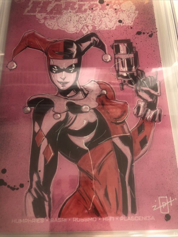 Harley Quinn (2020) # 75 (CGC 9.8 SS) Signed & Sketch Idris Durcet  * DC  Comics
