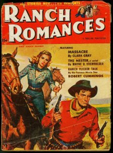 RANCH ROMANCES MARCH 1953 PATHFINDER GEORGE MONTGOMERY VG