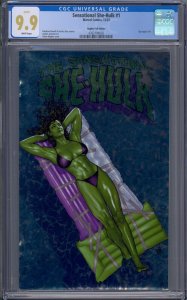 Sensational She-Hulk #1 2023 Marvel Comics CGC 9.9 Adam Hughes Foil Cover