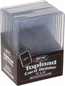 BCW Toploaders 3x4 197pt