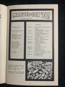 1976 MARVEL-CON '76 Convention Program FN+ 6.5 2nd Annual