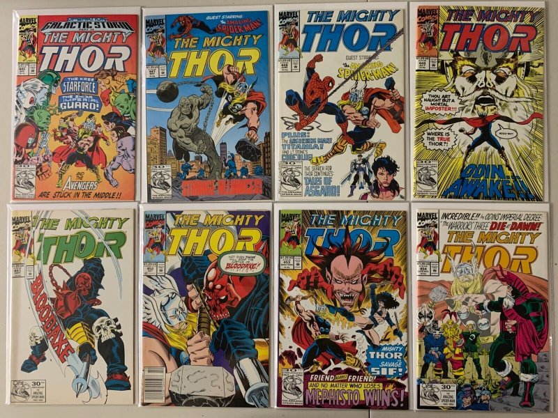 Thor 1st series comics lot #446-502 + 1 annual 26 diff avg 6.0 (1992-96)