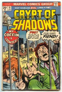 Crypt of Shadows #15 1974-Marvel Bronze Age Horror VG