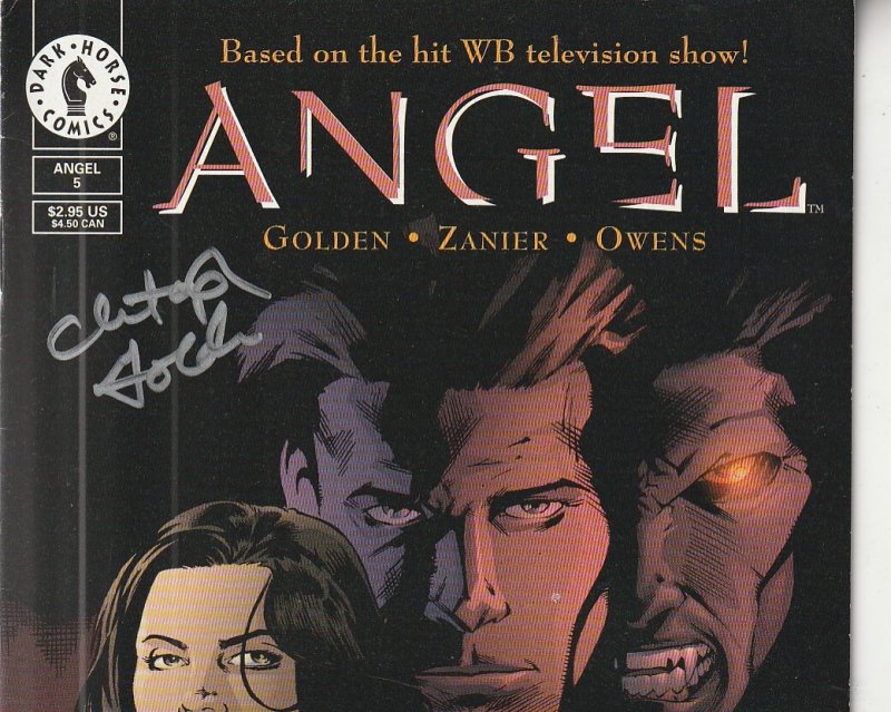 Autographed Angel(Dark Horse, vol. 1) # 5 (No. C.O.A.)