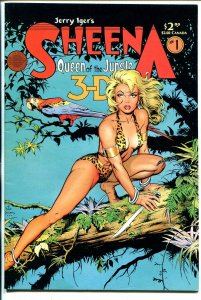 Sheena Queen of The Jungle 3-D #1 1985-Blackthorn-Dave Stevens-1st issue-FN