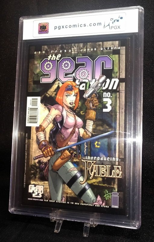 Gear Station #2 Gold Foil Variant PGX 9.8 NM/MINT (Image, 2000)