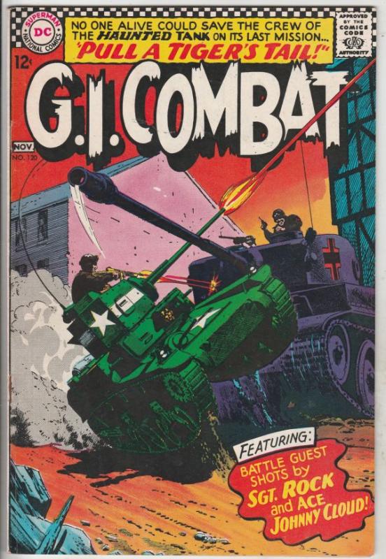 G.I. Combat #120 (Nov-66) FN/VF- Mid-High-Grade The Haunted Tank