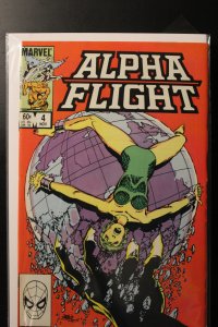 Alpha Flight #4 Newsstand Edition (1983)