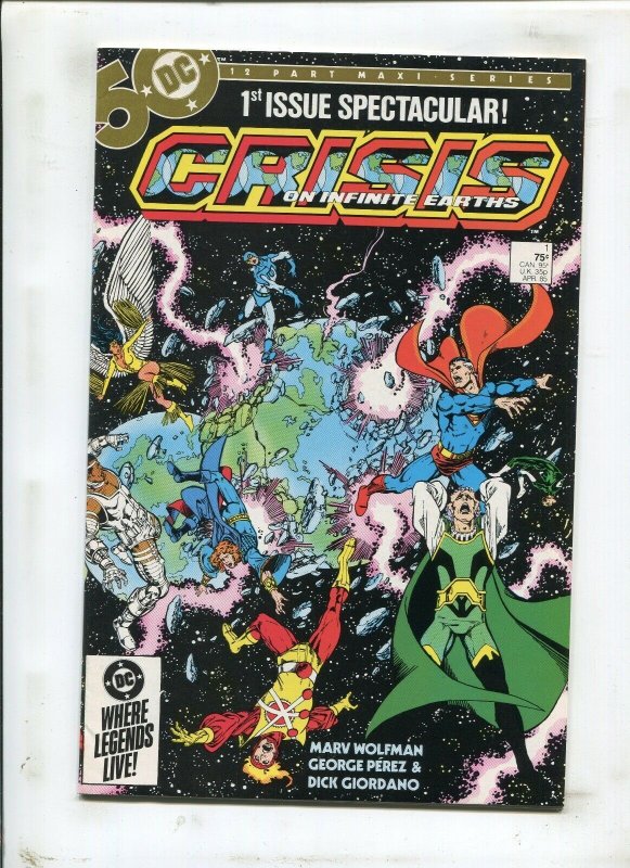 CRISIS ON INFINITE EARTHS #1 - WHERE LEGENDS LIVE! - (9.2) 1984 