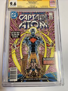 Captain Atom (1987) #1 (CGC 9.6 SS) Signed & Sketch Broderick | CPV | Census=2