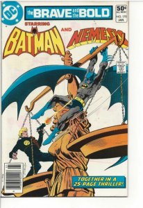 DC Comics! The Brave and The Bold! Batman and Nemesis! Issue 170!