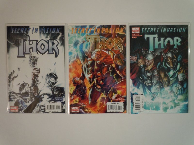 Secret Invasion: Thor #1 -3 Set (2008)