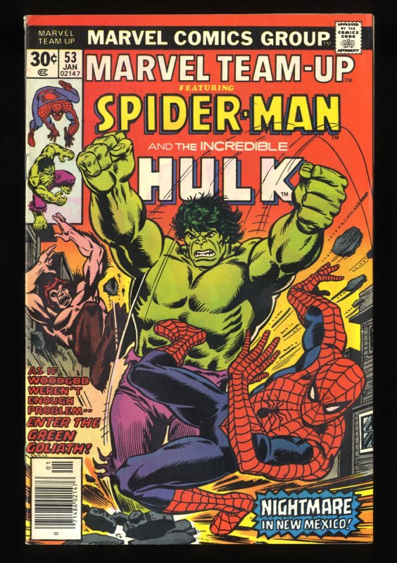 Marvel Team-up #53 FN+ 6.5 1st John Byrne on X-Men! Spider-Man Hulk!