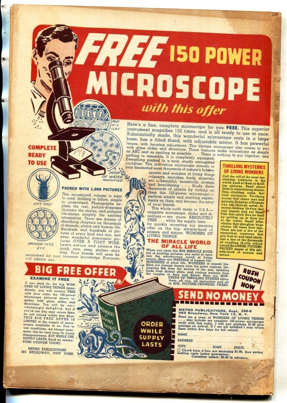 Wonderland #2 1945-Howard Post cover art-Fox & Crow copy