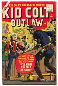 Kid Colt Outlaw #77 1958- Joe Maneely cover- Atlas Western FN