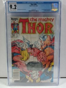 Thor 338 - 2nd Appearance Of Beta Ray Bill - 1983 - CGC Graded 9.2