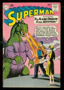 SUPERMAN #142 1961-BATMAN-SUPERGIRL-CAPONE-FLAME DRAGON VG