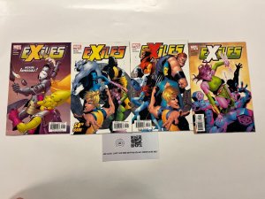 4 Exiles Marvel Comics Books # 49 50 51 52 66 MS7