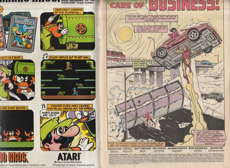 West Coast Avengers(mini-series, 1984)# 3 The Return of Graviton !