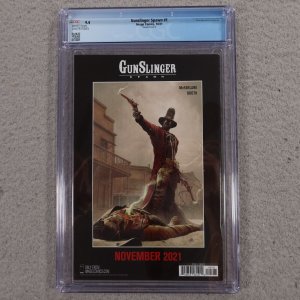 Gunslinger Spawn #1 2021 1:50 Ratio Greg Capullo Sketch Cover H CGC 9.8 