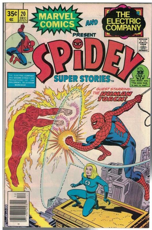 SPIDEY SUPER STORIES  20 VG-F Dec. 1976