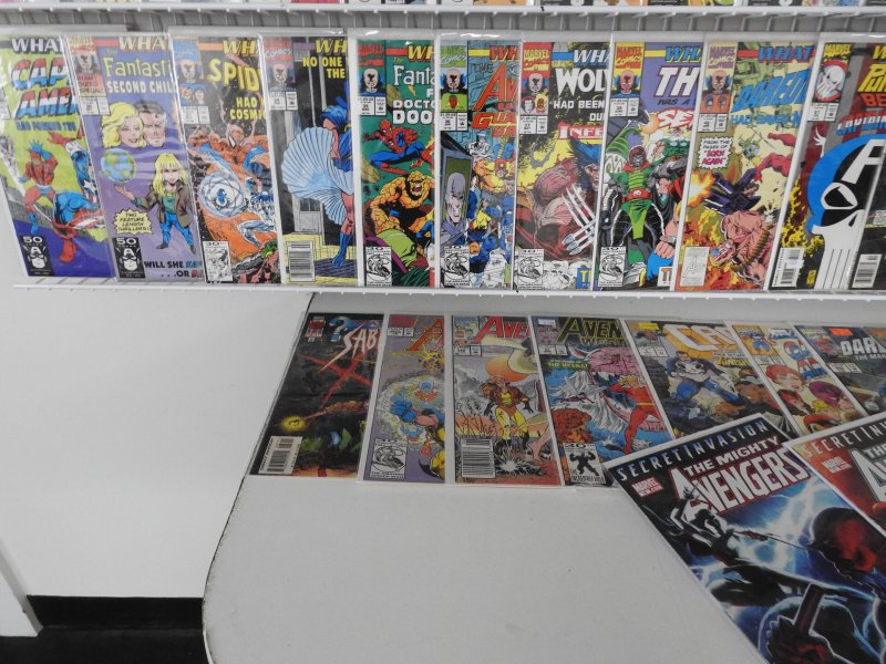 Huge Lot 140+ W/ What If?, Spiderman, What If?+ Avg VF Condition