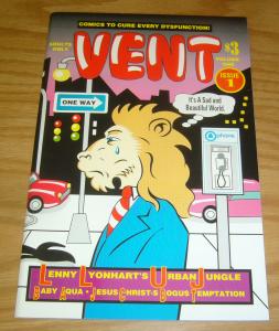 Vent #1 VF/NM comics to cure every dysfunction - lenny lyonhart's urban jugnel 