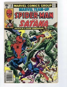 Marvel Team-up # 81 Spider-Man and Satana