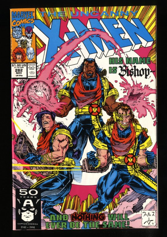 Uncanny X-Men #282 NM- 9.2 1st Bishop!