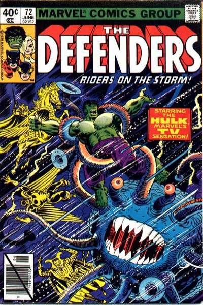 Defenders (1972 series) #72, VF+ (Stock photo)