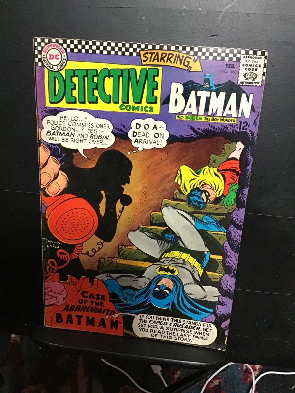 Detective Comics #360 (1967)high-grade Batman robin! Elongated-man VF Boca CERT!