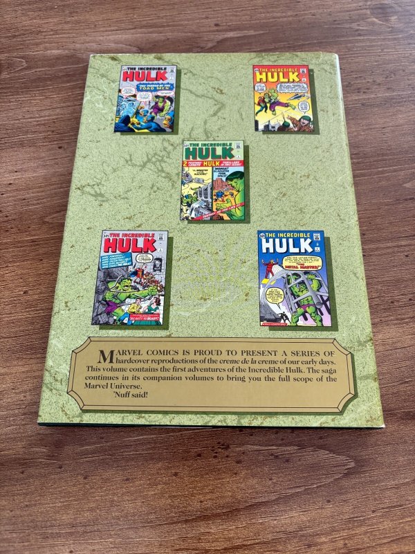 Marvel Masterworks Vol # 8 Incredible Hulk 1-6 Hardcover Comic Book 2 J410