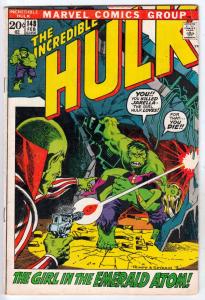 Incredible Hulk #148 (Feb-72) FN Mid-Grade Hulk