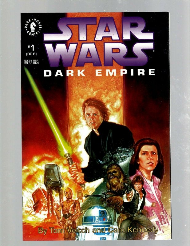 Star Wars Dark Empire Complete Dark Horse Limited Series # 1 2 3 4 5 6 R2D2 SB5