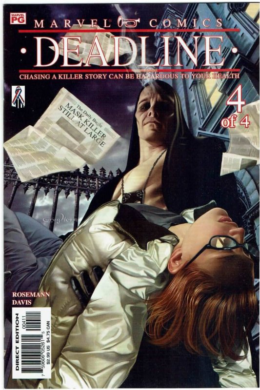 Deadline #1,2,3,4  Mini-Series Full Set Complete Greg Horn Covers NM