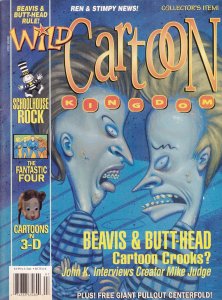 Wild Cartoon Kingdom Magazine #3 VF ; LFP | Beavis Butt-Head