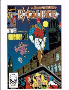 Lot Of 5 Excalibur Marvel Comic Books # 18 19 20 21 22 X-Men Wolverine TW36