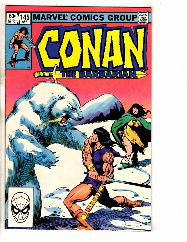 10 Conan Barbarian Marvel Comics # 126 127 129 138 139 140 145 146 147 148 GJ4