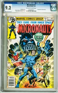 Micronauts #1 (1979) CGC 9.2!