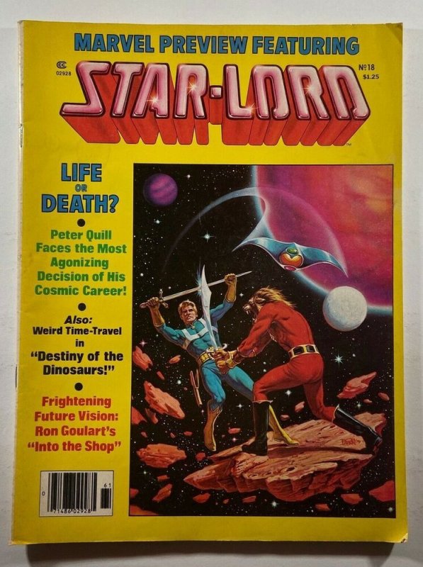 Marvel Preview #18 4th Appearance of Star-Lord Bob Larkin Cover 1979 Magazine