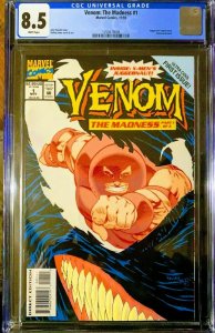 Venom: The Madness #1 CGC 8.5 White Pages vs Juggernaut Marvel Comics 1993