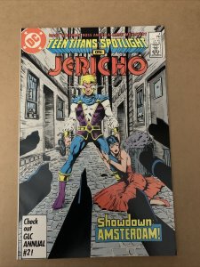 DC Comics TEEN TITANS SPOTLIGHT on JERICHO No.4 (Nov 1986) Boarded & Bagged 