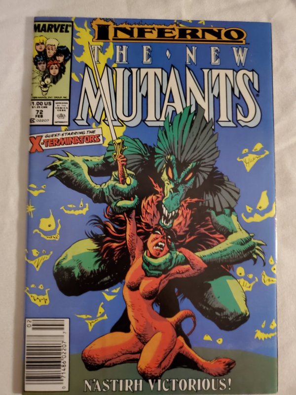 New Mutants 72 Very Fine+ ​Cover art by Bret Blevins