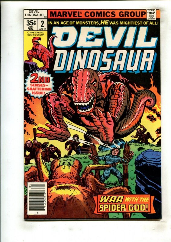 3PC DEVIL DINOSAUR LOT (9.2) KIRBY, #2-4!! 1978