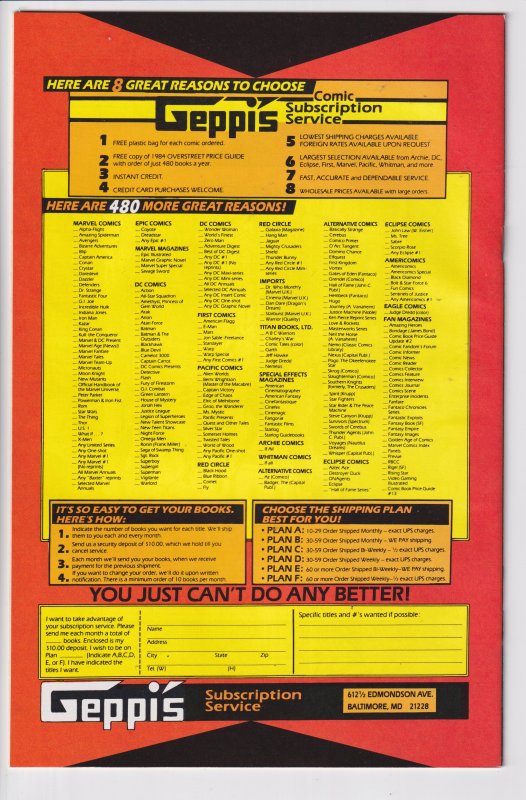 BLACK DIAMOND #3 (Dec 1983) NM- 9.2 white! Gulacy cover, full color!