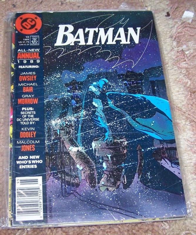 BATMAN ANNUAL  13  1989 DC COMICS  TWO-FACE  GARBARA GORDON ALFRED GOTHAM